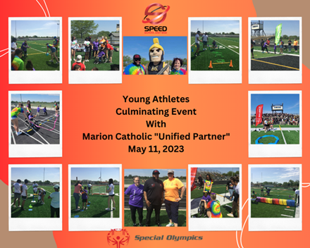 Young Athletes Culminating Event collage